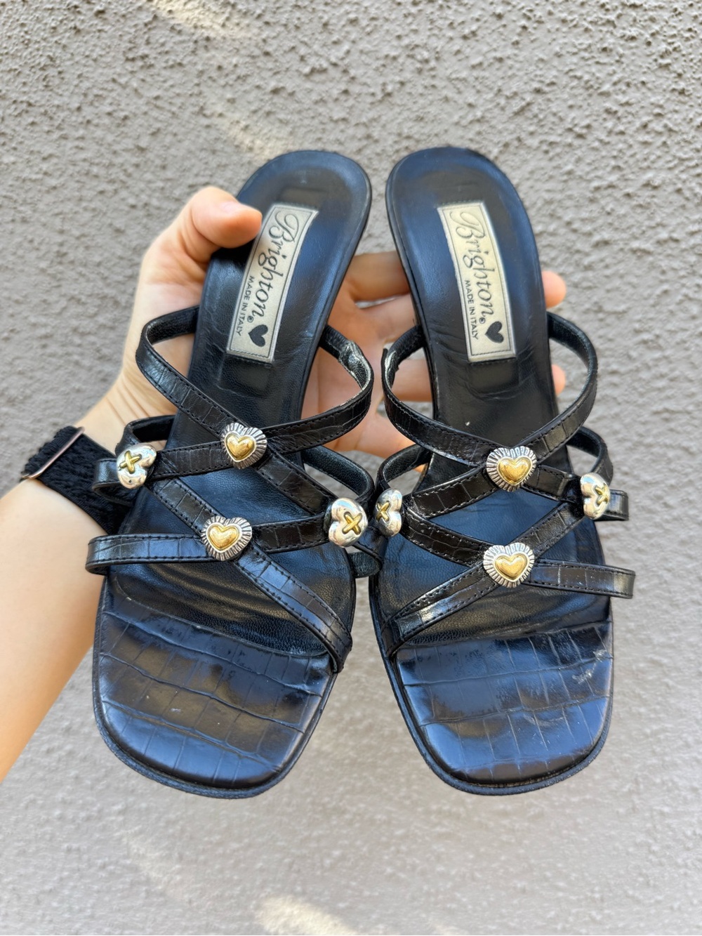 Vintage Brighton Robbie Strappy Leather Heeled Sandals
